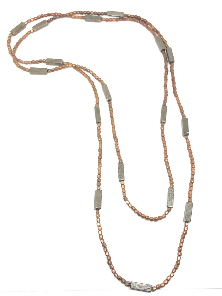 Delicate beaded layering necklaces