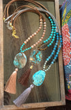 Linda's Joy long beaded necklaces